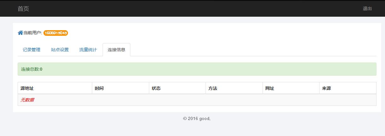 某IDC互聯(lián)網(wǎng)服務商管理系統(tǒng)--用戶域名記錄管理、站點設置、流量統(tǒng)計和連接信息